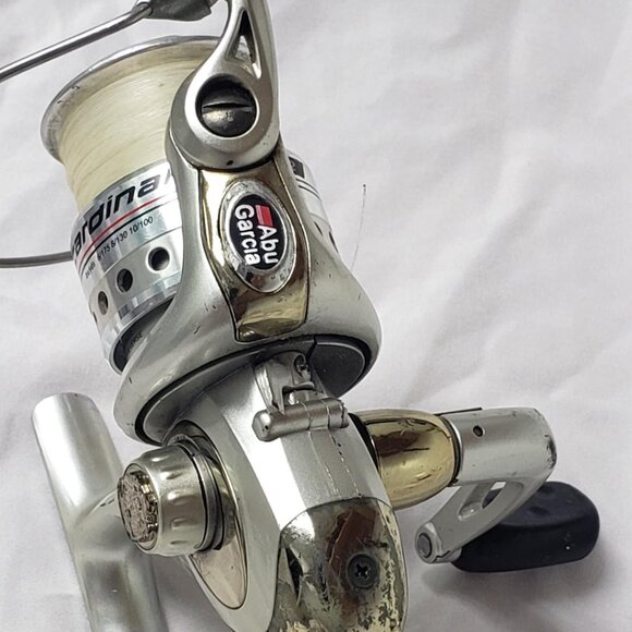 Abu Garcia Cardinal Spinning Reel Model 503 Fishing SILVER - Picture 4 of 9